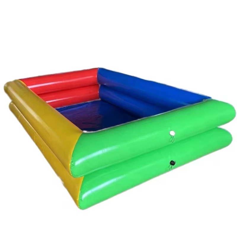 Kids Outdoor Entertainment - สระน้ำเป่าลมสองชั้นแบบกำหนดเองได้สำหรับเด็ก ใช้ในสวนสนุกและบ้านพัก สำหรับขาย