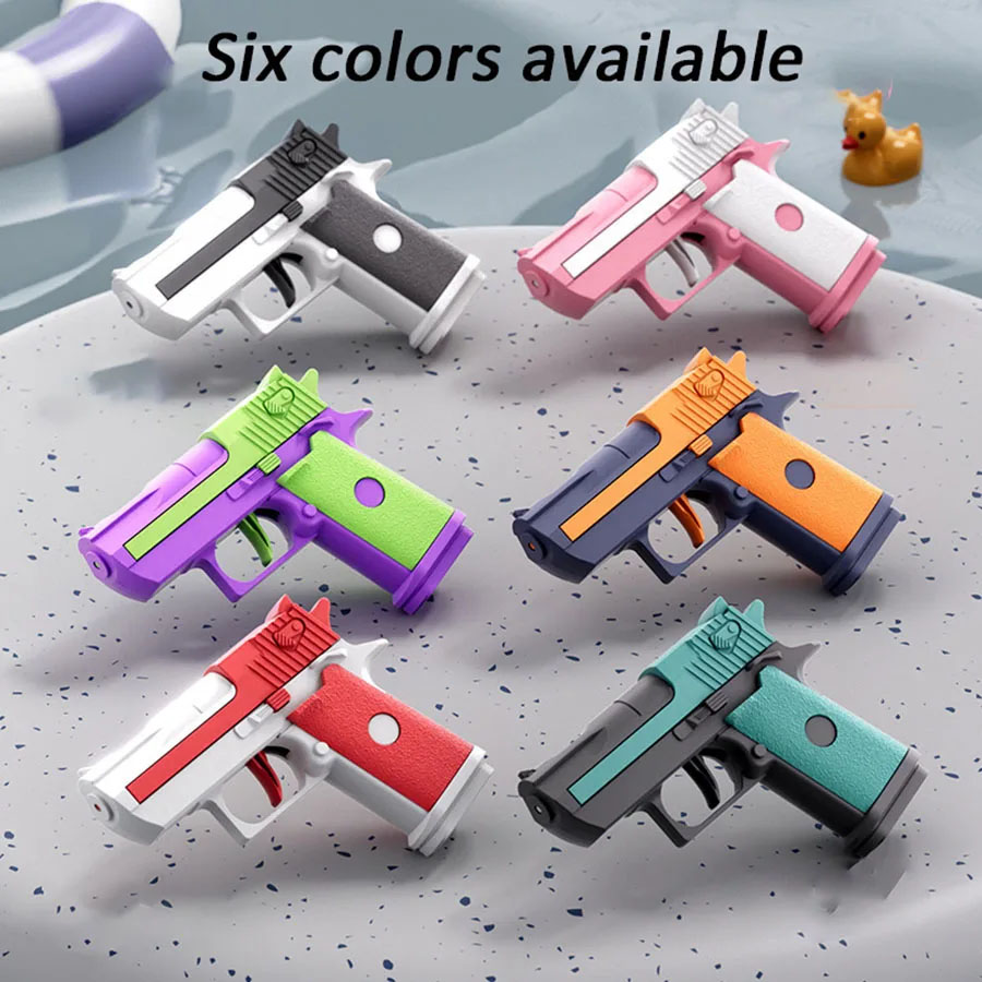 Water Gun Soaker - เด็กฤดูร้อน Mini Desert Eagle Mechanical ต่อเนื่องยิงปืนฉีดน้ําขนาดเล็กปืนพกชายหาดกลางแจ้งสระว่ายน้ําของเล่นยิงน้ําปืนของขวัญ