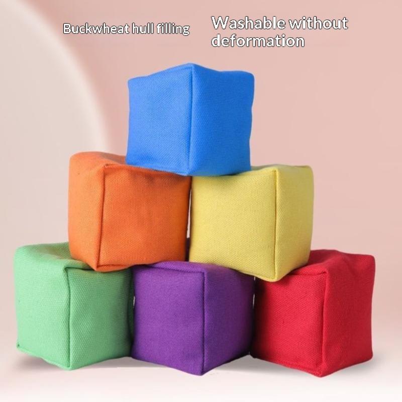 Kids Outdoor Bean Bag - ถุงถั่วขนาดเล็กหลากสีสัน ของเล่นโยนถุงทรายแบบพกพาสำหรับเด็ก ของเล่นเสริมปฏิสัมพันธ์เพื่อความสนุกสนาน กีฬากลางแจ้ง เกมครอบครัว