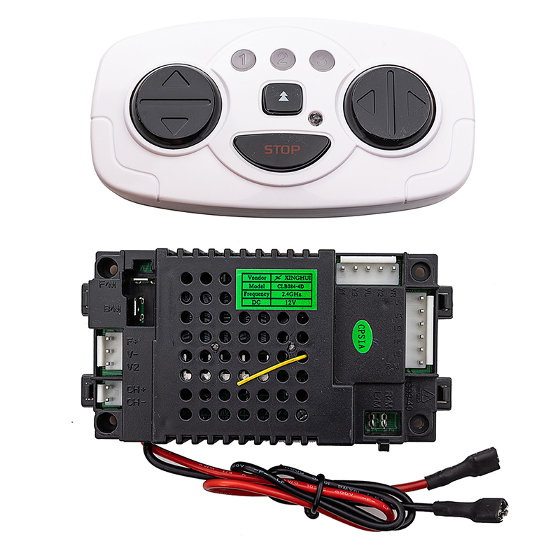 Kids Outdoor Vehicles - 12V CLB084-4F 2.4G รีโมทคอนโทรลสำหรับรถยนต์เด็กไฟฟ้า, ตัวรับสัญญาณสำหรับอะไหล่รถยนต์ไฟฟ้าเด็ก