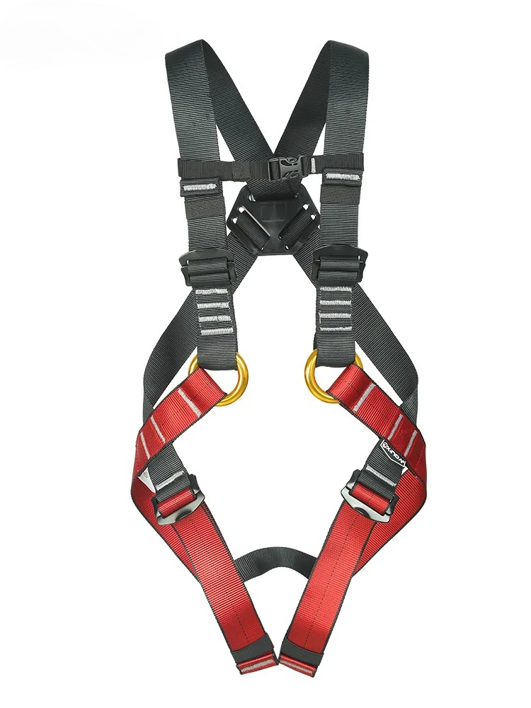Kids Outdoor Equipment - เข็มขัดนิรภัยสำหรับเด็ก ชุดสายรัดตัวเต็มสำหรับเด็ก ปีนหน้าผา ป้องกันความปลอดภัยสำหรับเด็ก ชุดสายรัดเด็ก อุปกรณ์กลางแจ้ง
