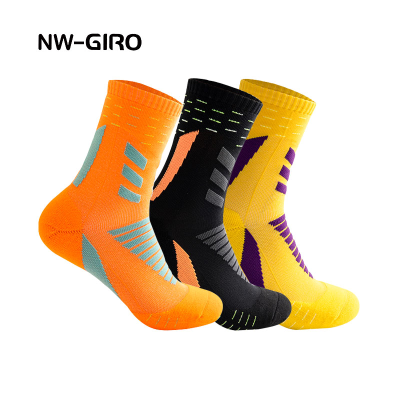 Kids Outdoor Climber - Professional ถุงเท้าบาสเกตบอลกีฬาสําหรับเด็กผู้ชายขี่จักรยานกลางแจ้งปีนเขาวิ่งแห้งเร็ว Breathable ผู้ใหญ่ลื่น