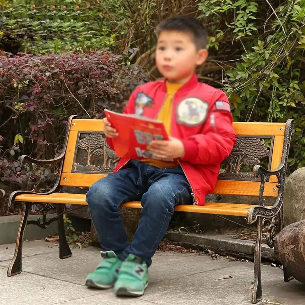 Kids Outdoor Bench - ม้านั่งกลางแจ้งขนาดกะทัดรัดสำหรับเด็ก เหมาะสำหรับสวนสาธารณะขนาดเล็กและสวน
