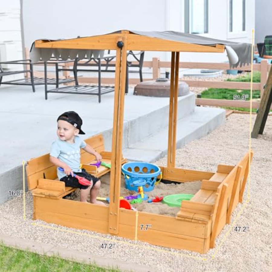 โต๊ะทรายกลางแจ้งสำหรับเด็กอายุ - Kids Outdoor Bench บทวิจารณ์และราคา