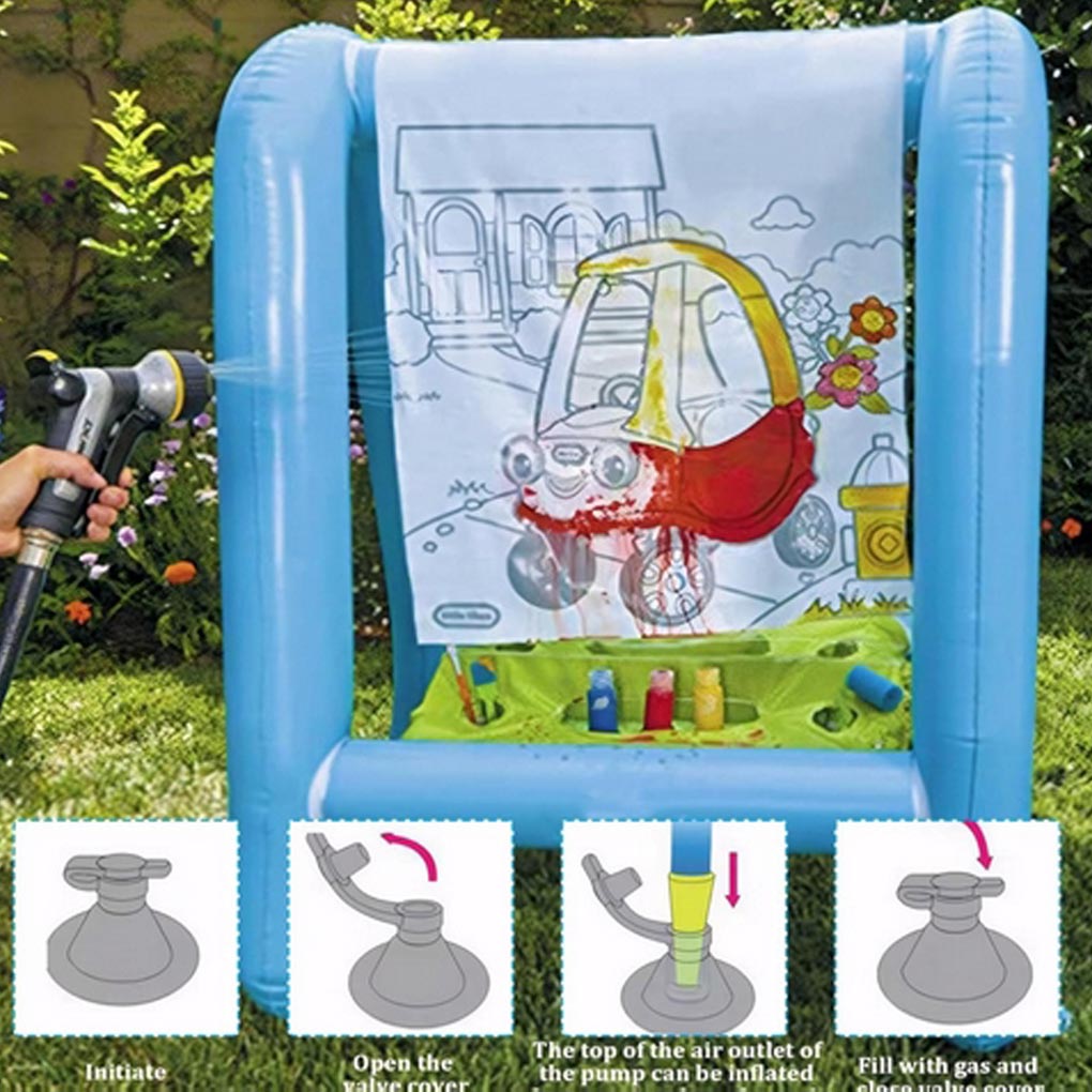 ขาตั้งวาดรูปพีวีซีแบบพกพาสำหรั - Kids Outdoor Easel บทวิจารณ์และราคา