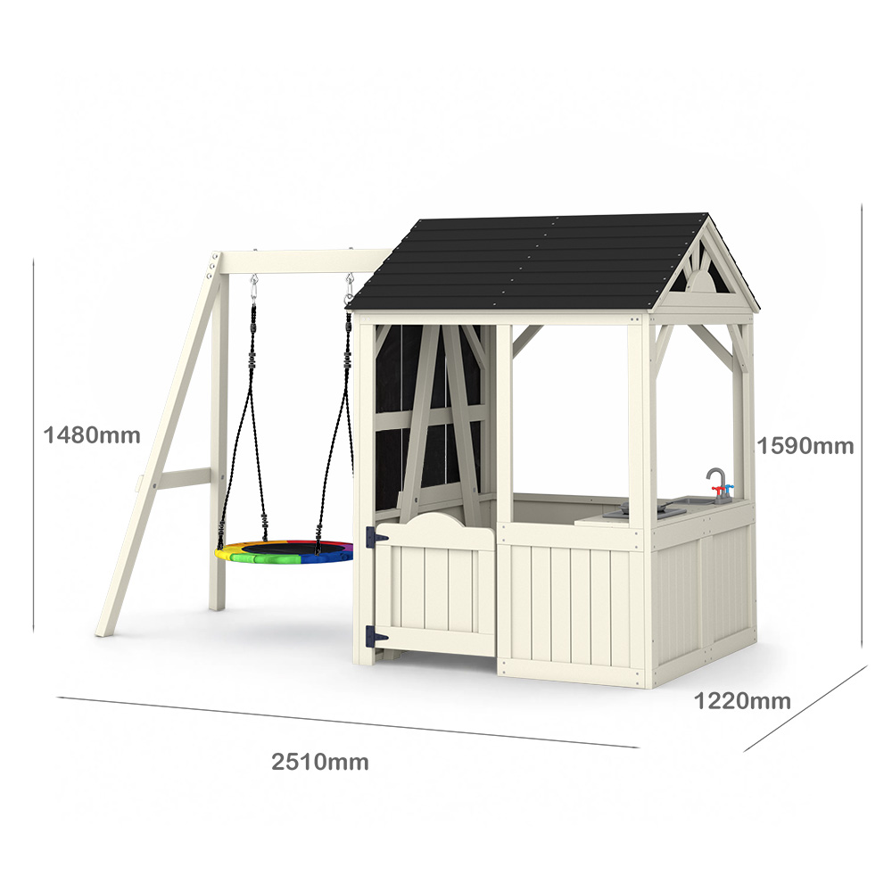 เฟอร์นิเจอร์สำหรับสวน บ้านเด็ก - Kids Outdoor Wooden Table บทวิจารณ์และราคา