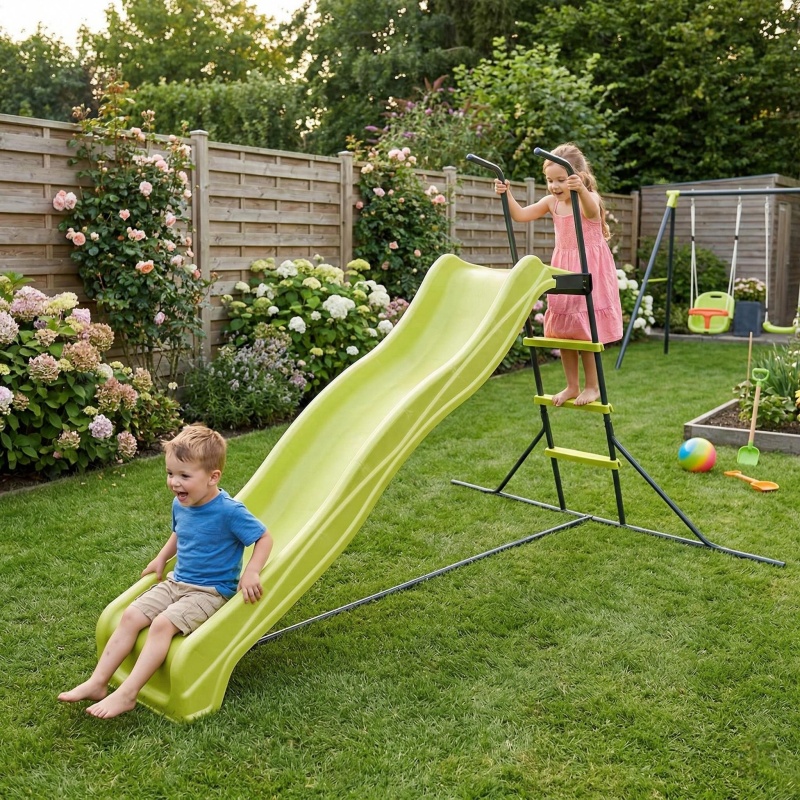 สไลเดอร์กลางแจ้งแบบตั้งพื้นขนา - Kids Outdoor Climber บทวิจารณ์และราคา