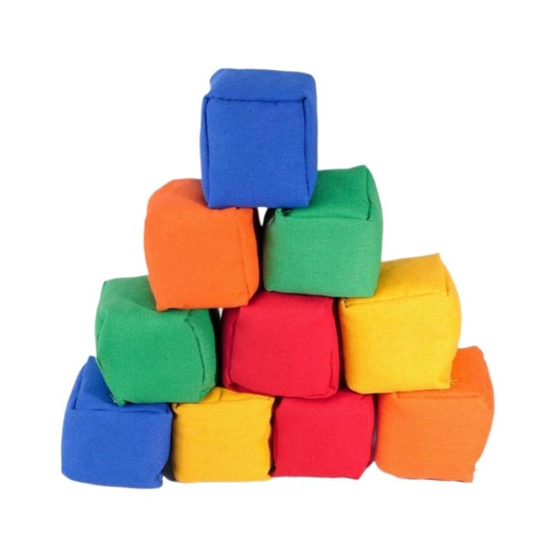 ถุงถั่วผ้าขนาดเล็กหลากสีแบบพกพ - Kids Outdoor Bean Bag บทวิจารณ์และราคา