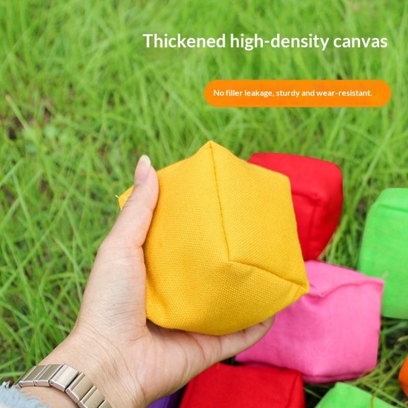 ถุงถั่วผ้าขนาดเล็กหลากสีแบบพกพ - Kids Outdoor Bean Bag บทวิจารณ์และราคา