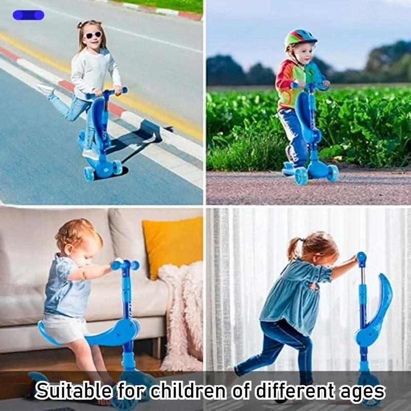 2-in-1 เด็ก KICK สกู๊ตเตอร์ LE - Kids Outdoor Entertainment บทวิจารณ์และราคา