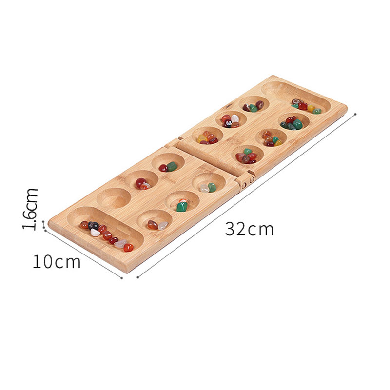 เกมกระดานแมนคาลาแบบพับได้ริเวอ - Kids Outdoor Wooden Table บทวิจารณ์และราคา