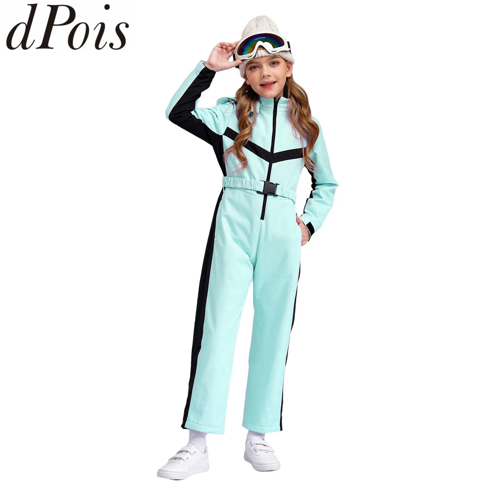 ชุดสกีเด็กผู้หญิงแบบกันน้ำ ชุด - Kids Outdoor Jumpsuit บทวิจารณ์และราคา