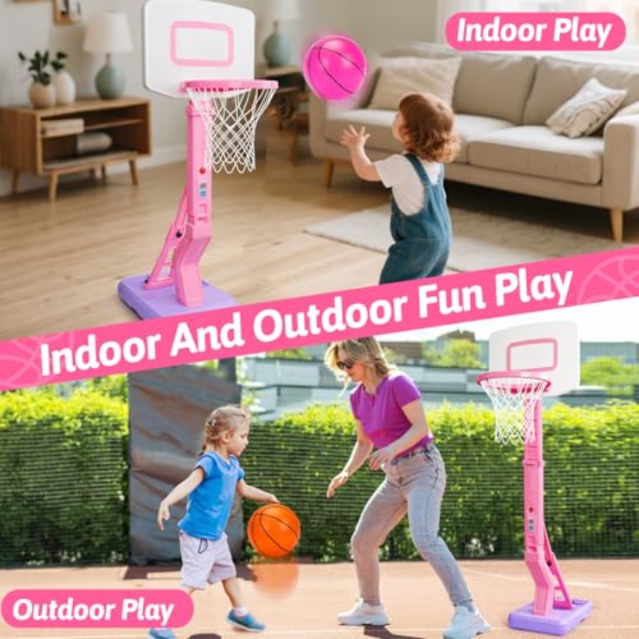 ห่วงบาสเก็ตบอลสีชมพูสำหรับเด็ก - Kids Outdoor Easel บทวิจารณ์และราคา