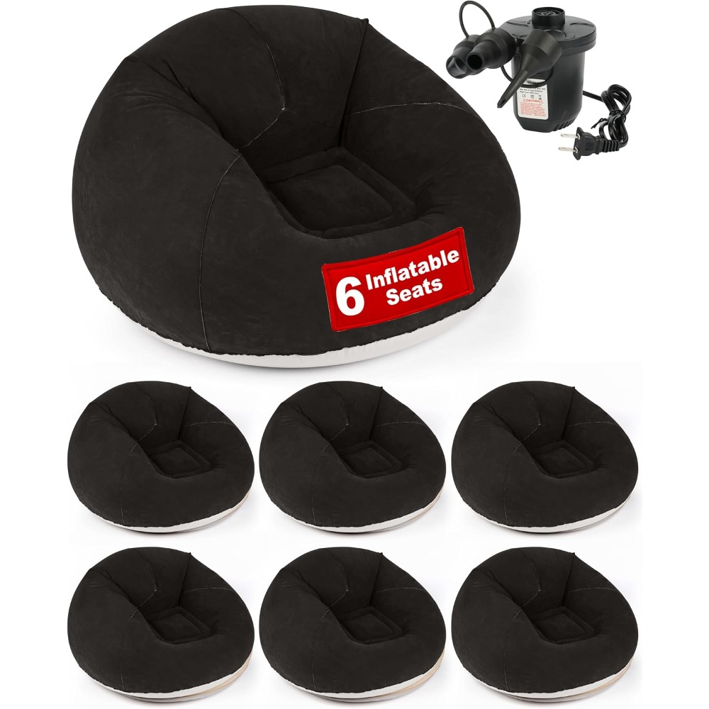เก้าอี้บีนแบ็กเป่าลมพร้อมปั๊มไ - Kids Outdoor Bean Bag บทวิจารณ์และราคา