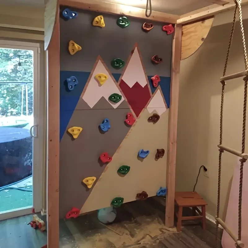 หินปีนผาสำหรับเด็ก ชุดอุปกรณ์ป - Kids Outdoor Climbing Structure บทวิจารณ์และราคา