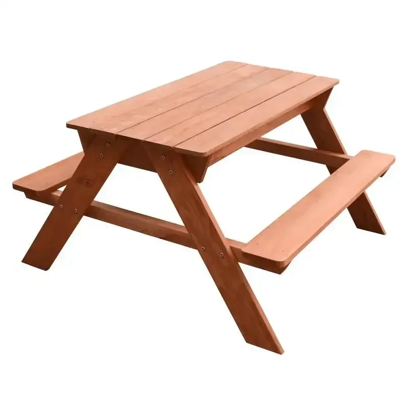 -ม้านั่งไม้ปิกนิกกลางแจ้งชุดไม - Kids Outdoor Picnic Table บทวิจารณ์และราคา