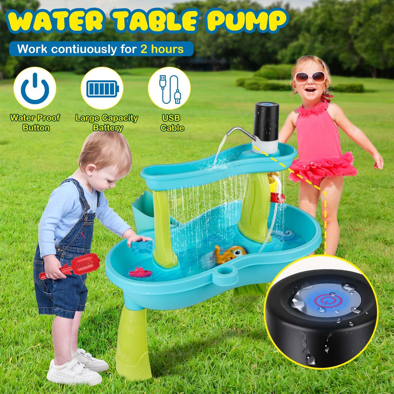 ปั๊มน้ำแบบพกพาไร้สายขนาดเล็ก ใ - Kids Outdoor Picnic Table บทวิจารณ์และราคา