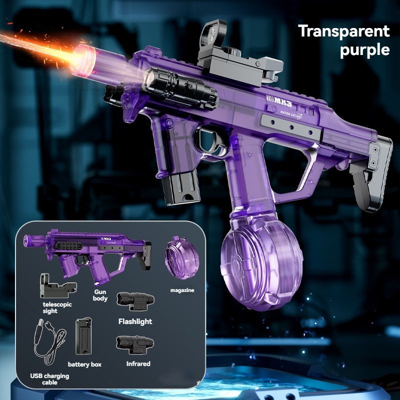 ปืนฉีดน้ำไฟฟ้า MK3 รุ่นใหม่ ปี - Water Gun Soaker บทวิจารณ์และราคา