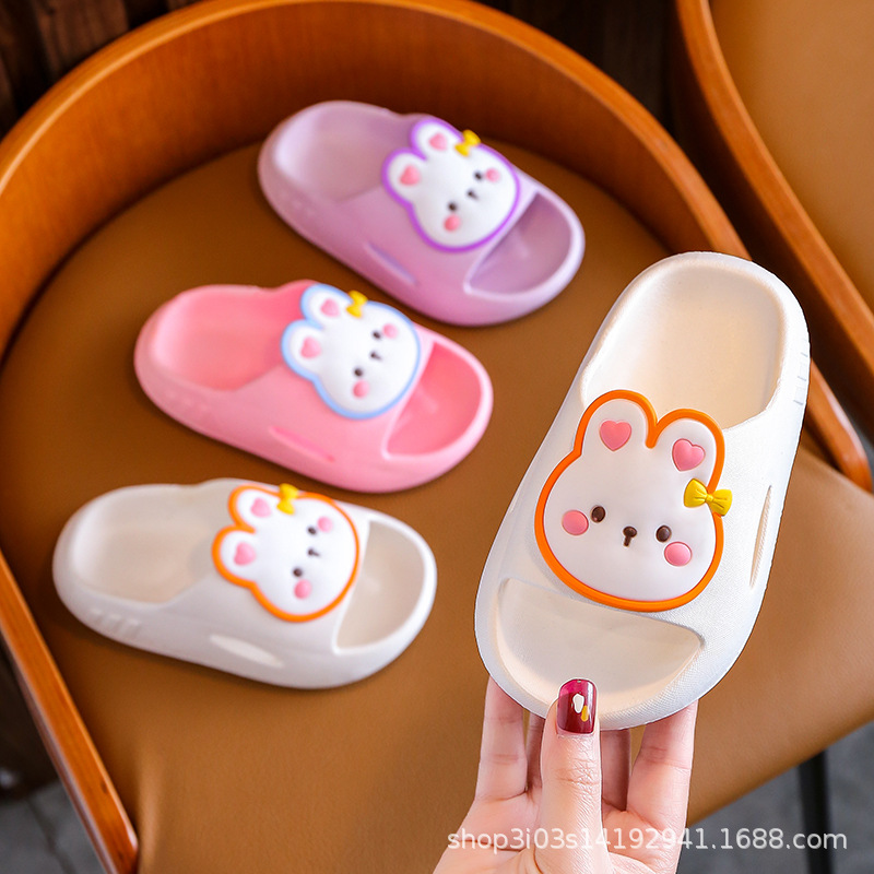 รองเท้าแตะเด็กฤดูร้อนลายการ์ตู - Kids Indoor Outdoor Slippers บทวิจารณ์และราคา