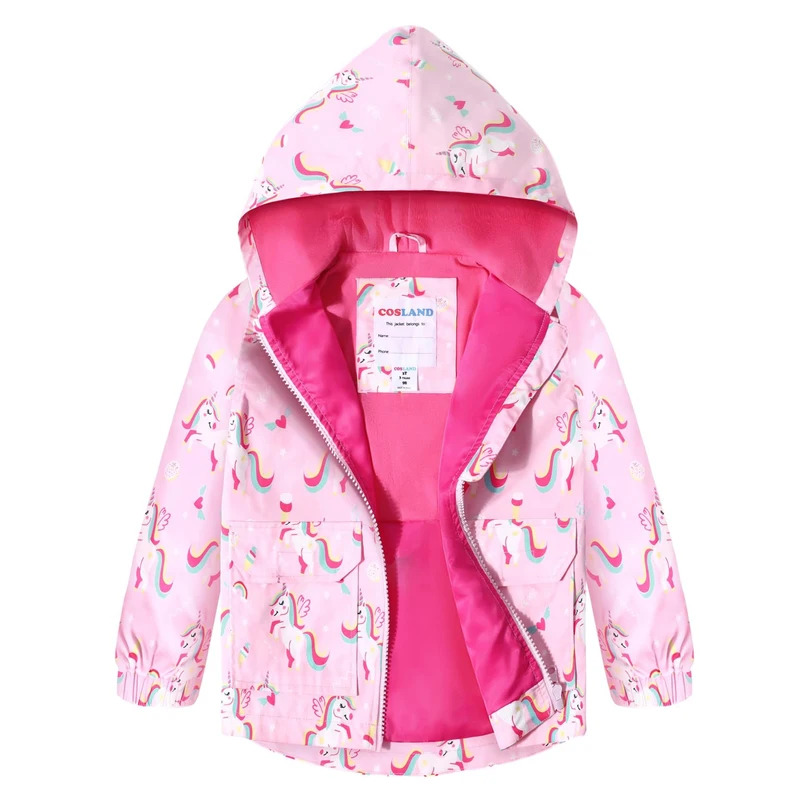 เด็กชุดยูนิคอร์นสาวเสื้อกันฝนเ - Kids Outdoor Jumpsuit บทวิจารณ์และราคา