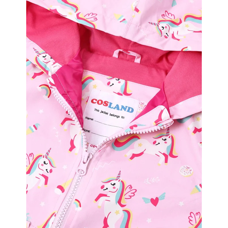 เด็กชุดยูนิคอร์นสาวเสื้อกันฝนเ - Kids Outdoor Jumpsuit บทวิจารณ์และราคา