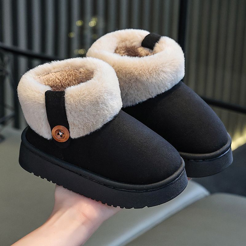 รองเท้าแตะเด็กฤดูหนาวแบบหุ้มข้ - Kids Indoor Outdoor Slippers บทวิจารณ์และราคา