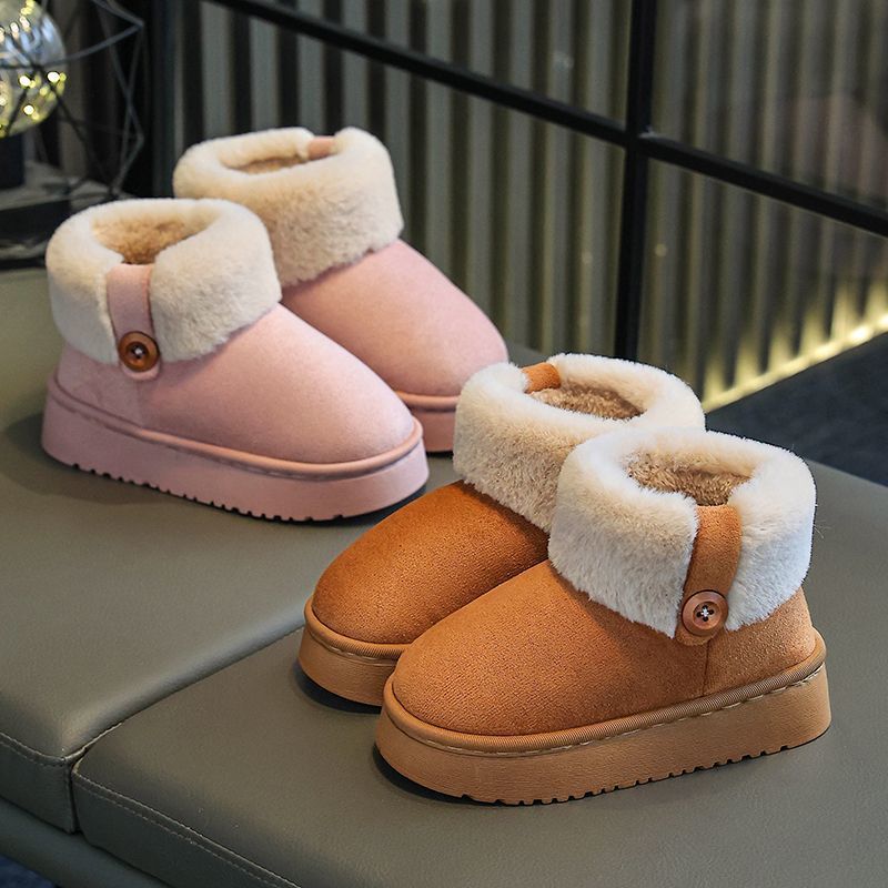 รองเท้าแตะเด็กฤดูหนาวแบบหุ้มข้ - Kids Indoor Outdoor Slippers บทวิจารณ์และราคา
