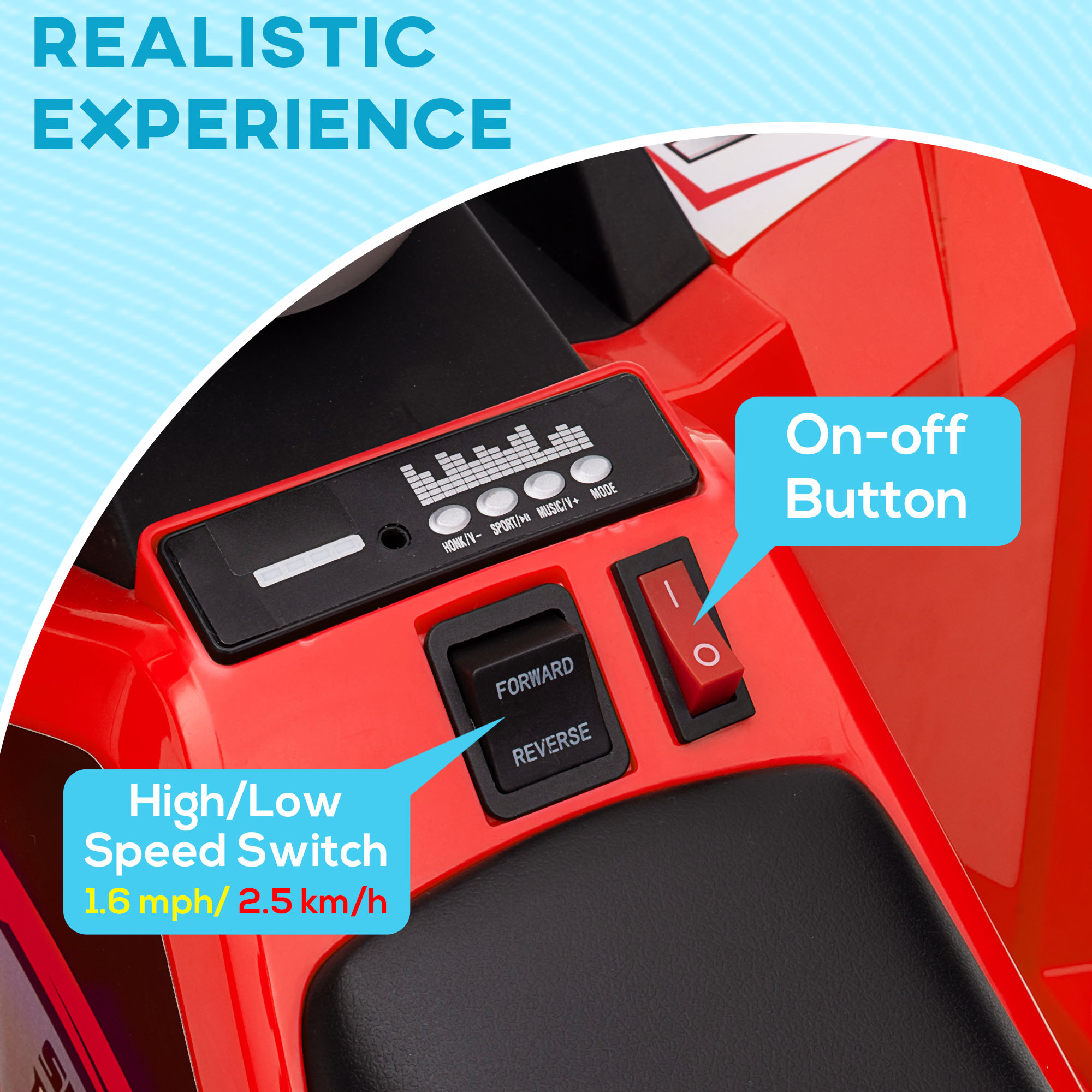 รถยนต์ 6V สำหรับเด็ก ดีไซน์ทนท - Kids Outdoor Electric Car บทวิจารณ์และราคา