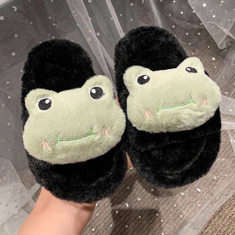 รองเท้าแตะเด็กน่ารักนุ่มฟูแบบก - Kids Indoor Outdoor Slippers บทวิจารณ์และราคา
