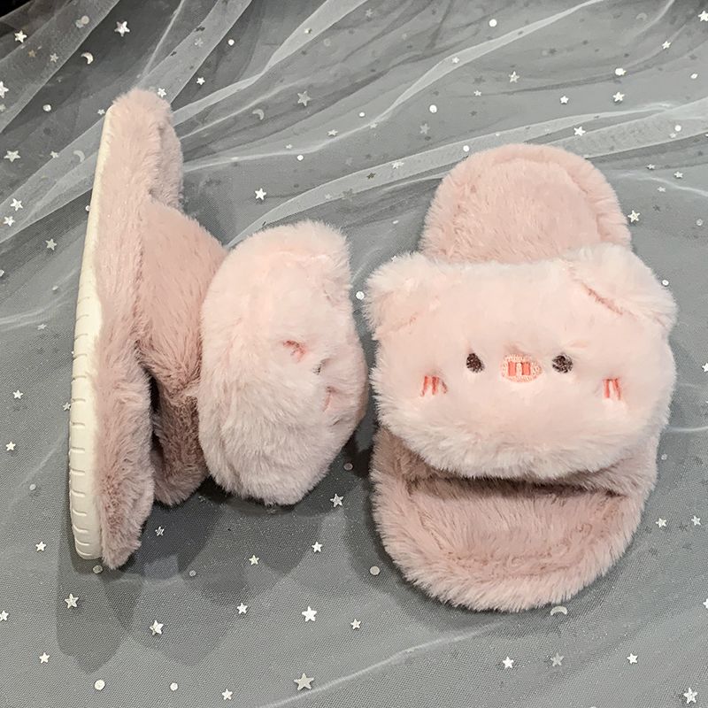 รองเท้าแตะเด็กน่ารักนุ่มฟูแบบก - Kids Indoor Outdoor Slippers บทวิจารณ์และราคา