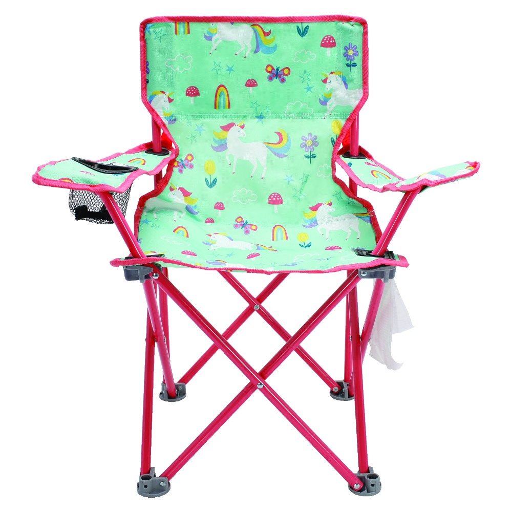เก้าอี้พับสำหรับเด็กพร้อมตัวล็ - Kids Unicorn Outdoor Chair บทวิจารณ์และราคา