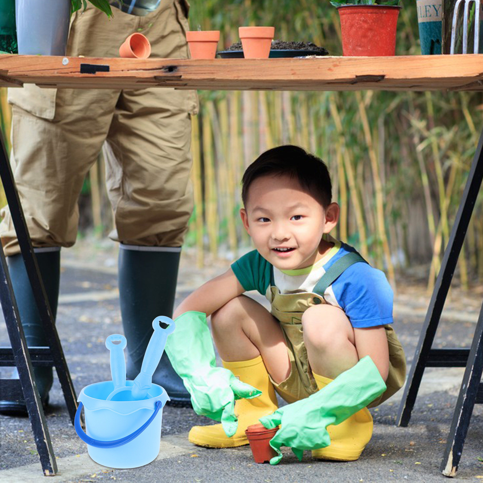 ชุดเครื่องมือทำสวนสำหรับเด็กเล - Kids Outdoor Learning Activities บทวิจารณ์และราคา