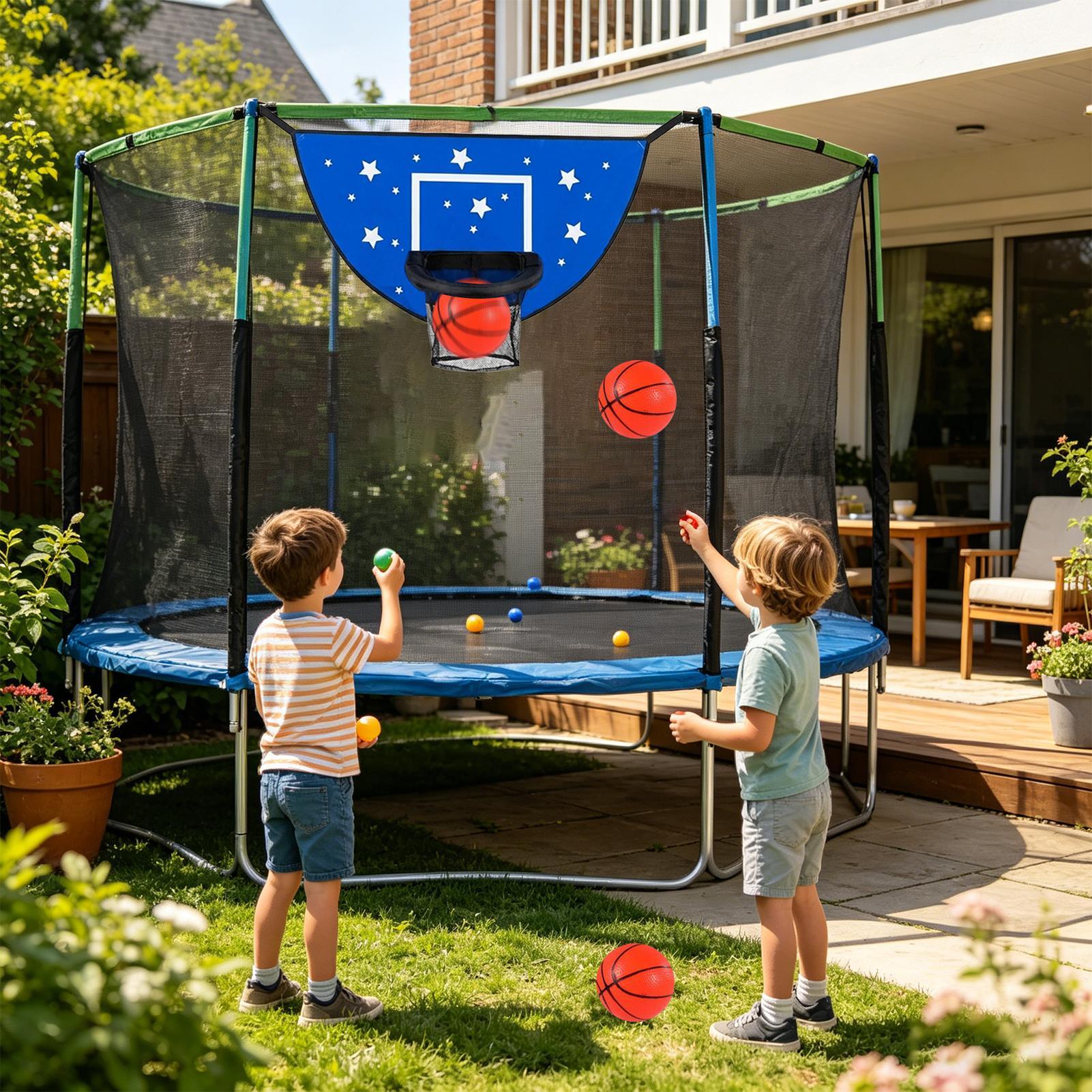 เป้าบาสเก็ตบอลสำหรับแทรมโพลีนพ - Kids Outdoor Fun บทวิจารณ์และราคา