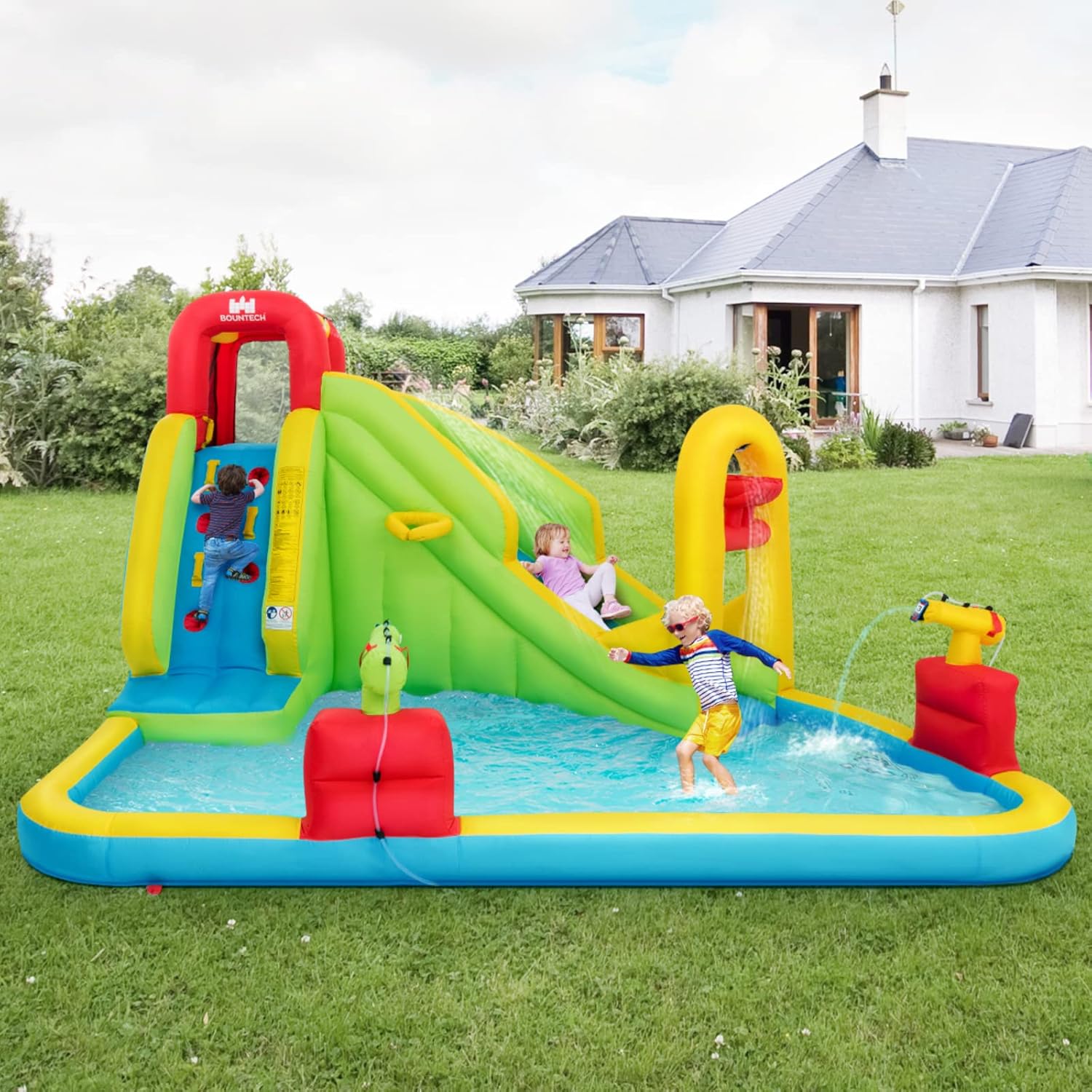 เมกะสวนน้ำเป่าลมสำหรับเด็ก - ส - Kids Outdoor Fun บทวิจารณ์และราคา