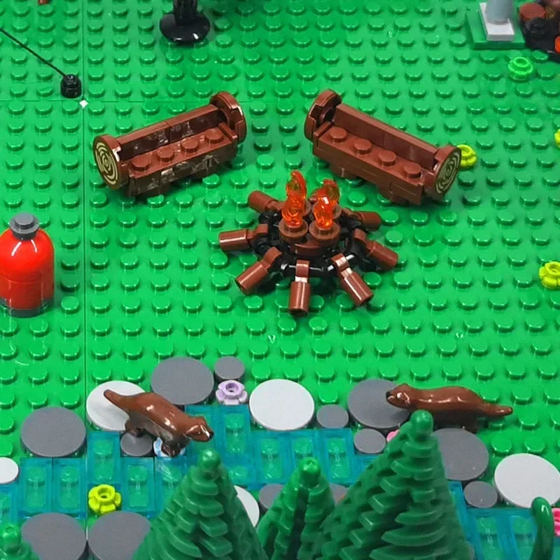 MOC ตั้งแคมป์กลางแจ้งและเต็นท์ - Kids Outdoor Picnic Table บทวิจารณ์และราคา