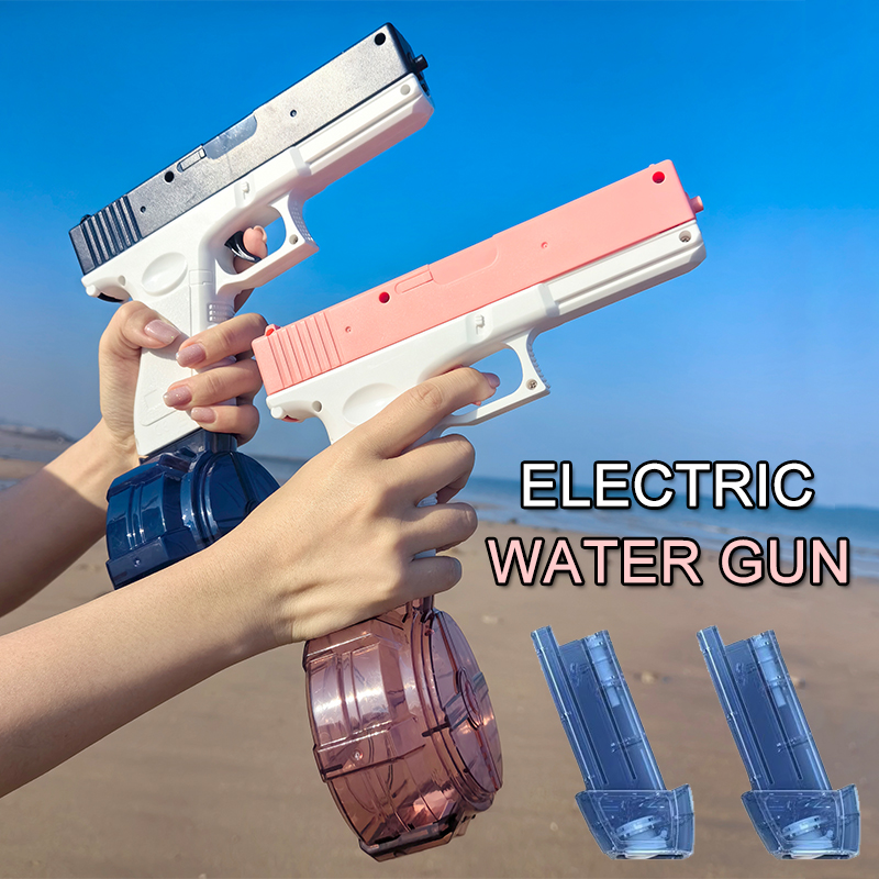 ปืนฉีดน้ําไฟฟ้าของเล่นระเบิดเด - Water Gun Soaker บทวิจารณ์และราคา