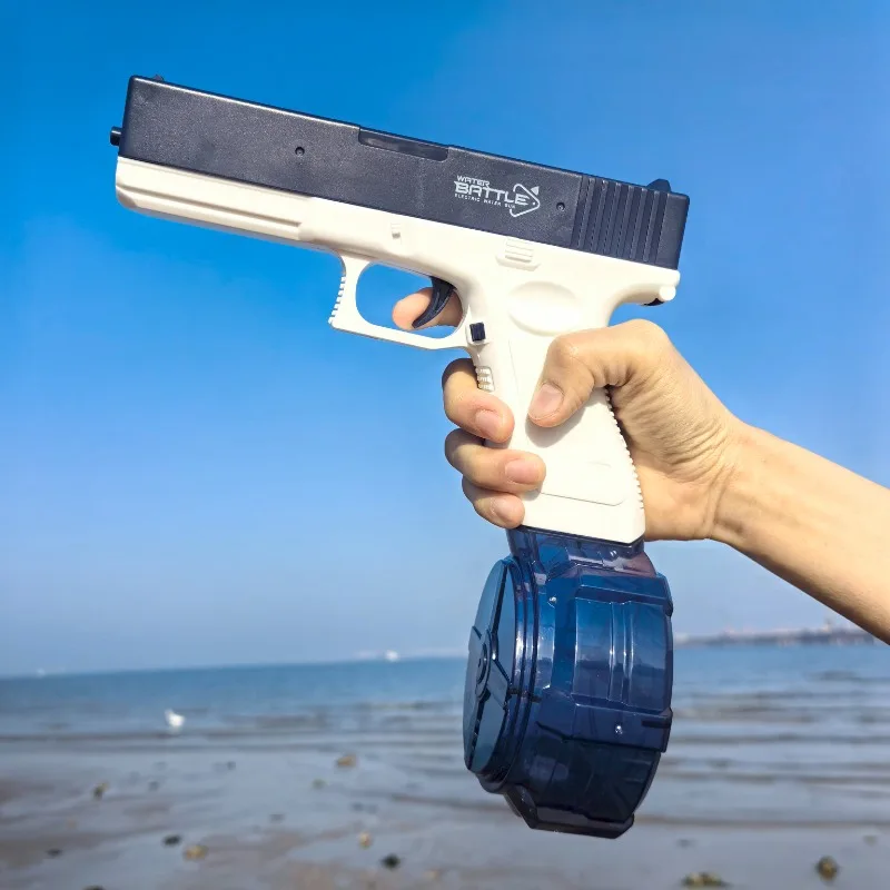 ปืนฉีดน้ําไฟฟ้าของเล่นระเบิดเด - Water Gun Soaker บทวิจารณ์และราคา