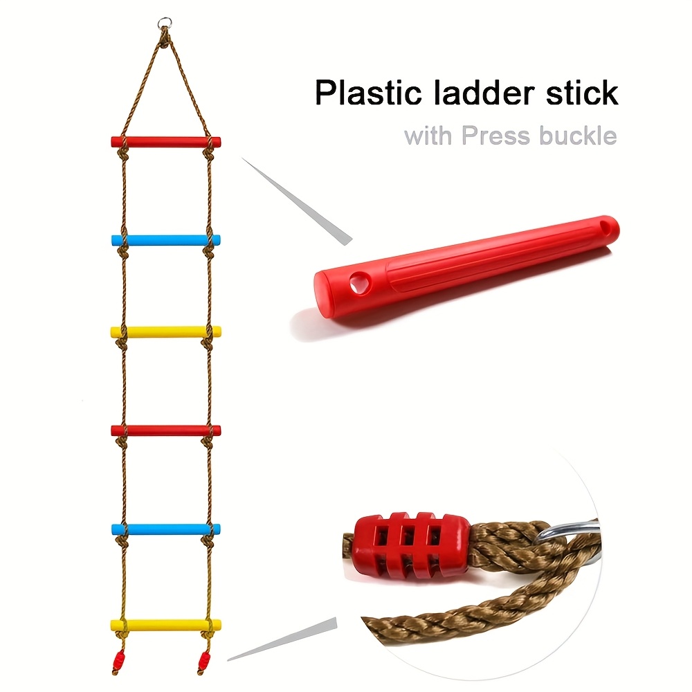 บันไดปีนป่ายหลากสีสำหรับเด็ก 1 - Kids Outdoor Climbing Structure บทวิจารณ์และราคา
