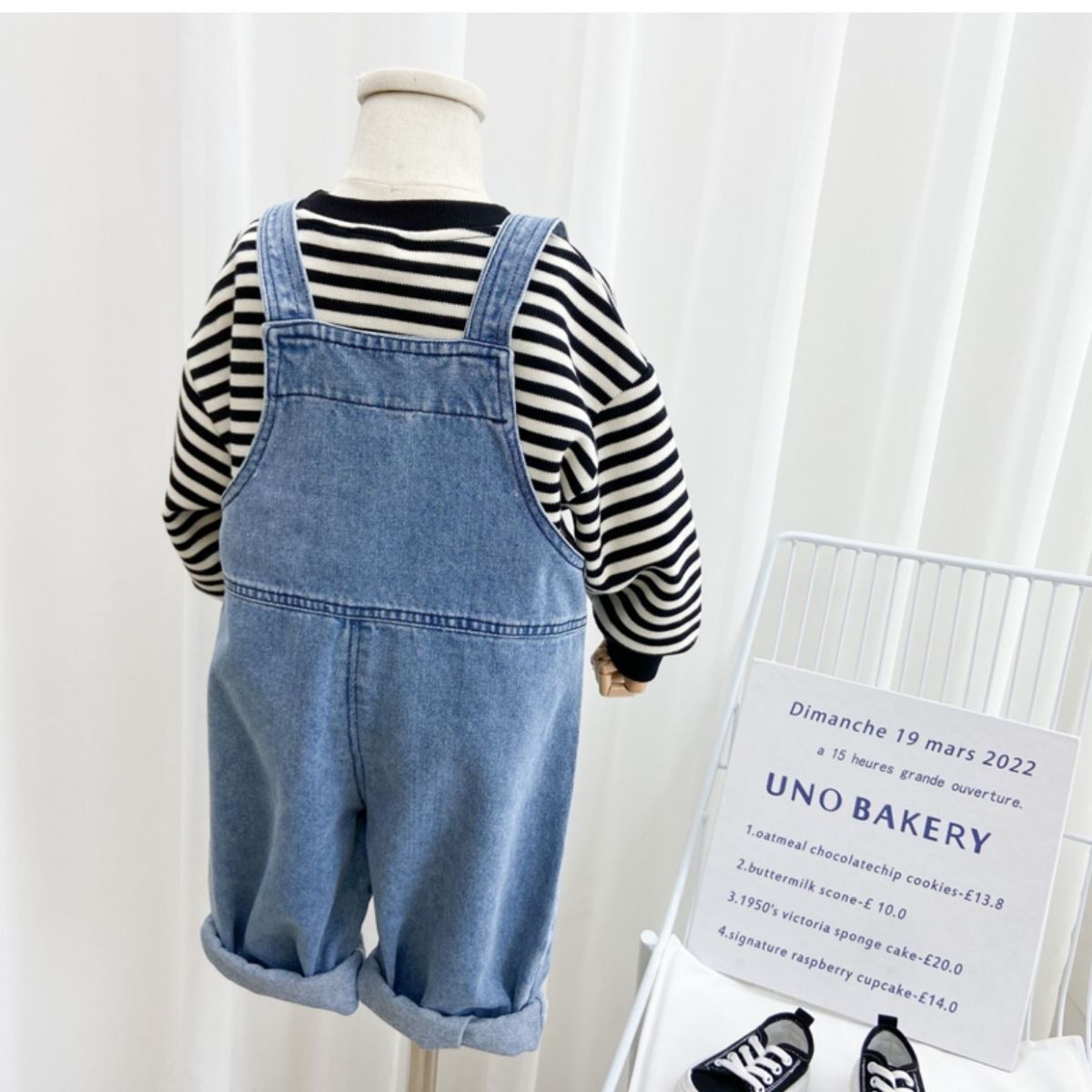 ชุดเอี๊ยมเดนิมสำหรับเด็ก เสื้อ - Kids Outdoor Jumpsuit บทวิจารณ์และราคา
