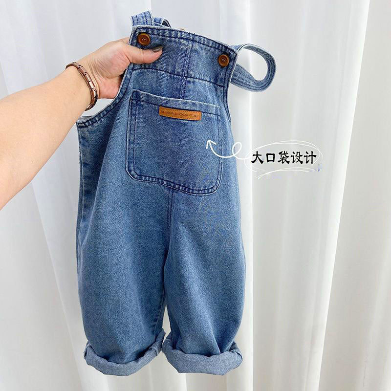 ชุดเอี๊ยมเดนิมสำหรับเด็ก เสื้อ - Kids Outdoor Jumpsuit บทวิจารณ์และราคา