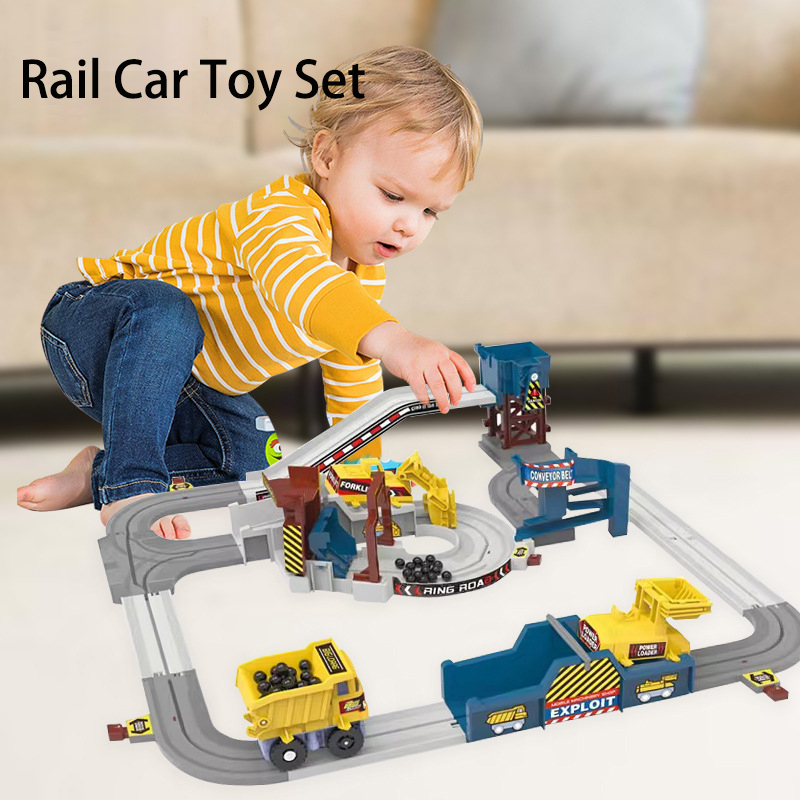 ชุดรางรถไฟแข่งรถขุดเหมืองไฟฟ้า - Kids Outdoor Vehicles บทวิจารณ์และราคา