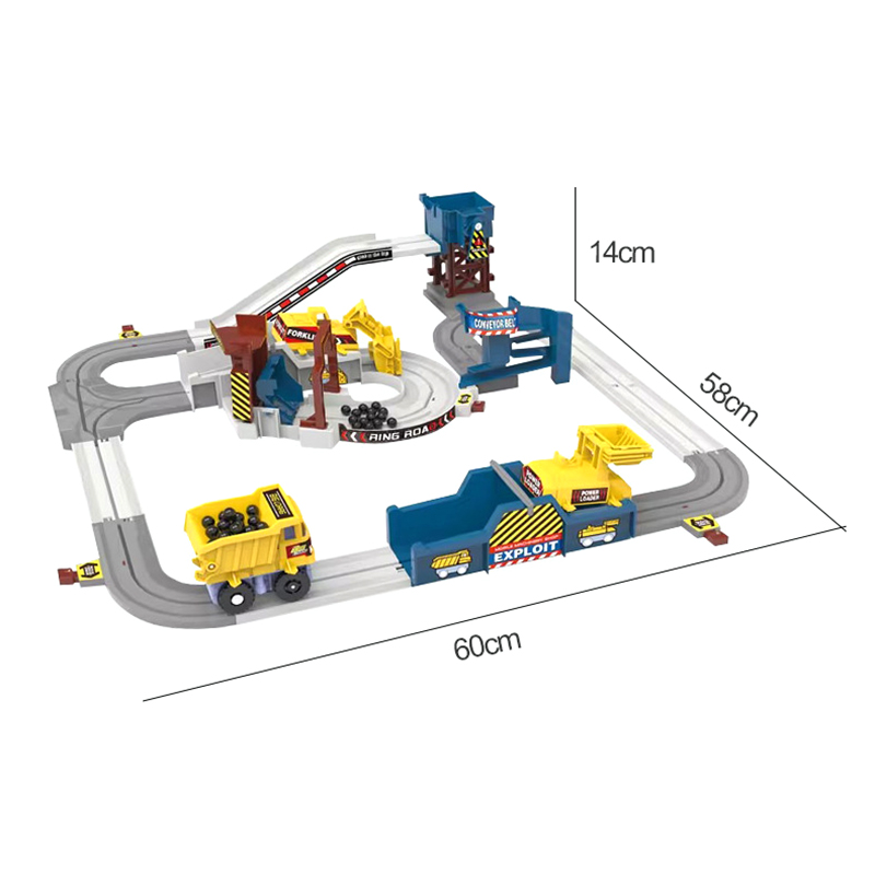 ชุดรางรถไฟแข่งรถขุดเหมืองไฟฟ้า - Kids Outdoor Vehicles บทวิจารณ์และราคา