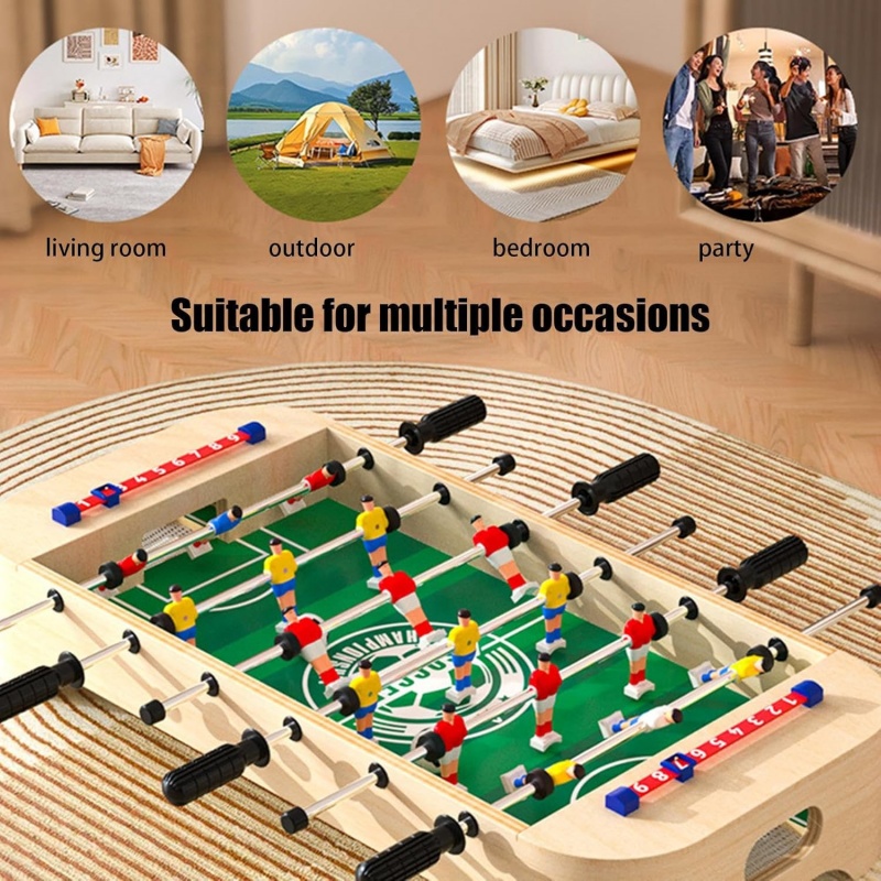 เกมฟุตบอลโต๊ะไม้ขนาดเล็ก พับได - Kids Outdoor Wooden Table บทวิจารณ์และราคา