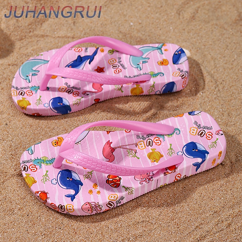 รองเท้าแตะเด็กเล็กน่ารัก มีสาย - Kids Indoor Outdoor Slippers บทวิจารณ์และราคา