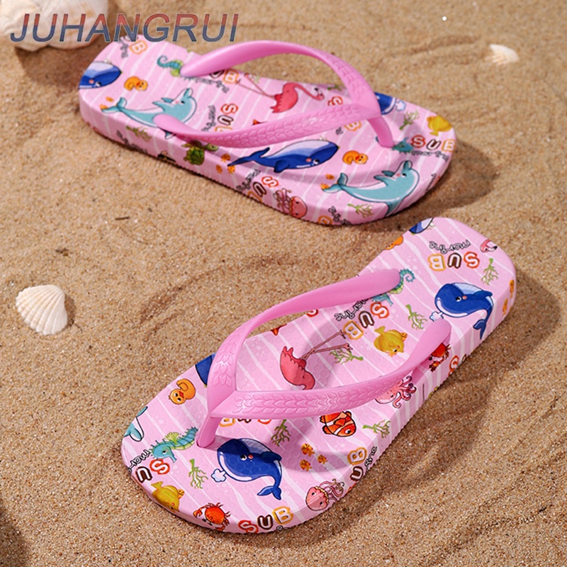 รองเท้าแตะเด็กเล็กน่ารัก มีสาย - Kids Indoor Outdoor Slippers บทวิจารณ์และราคา