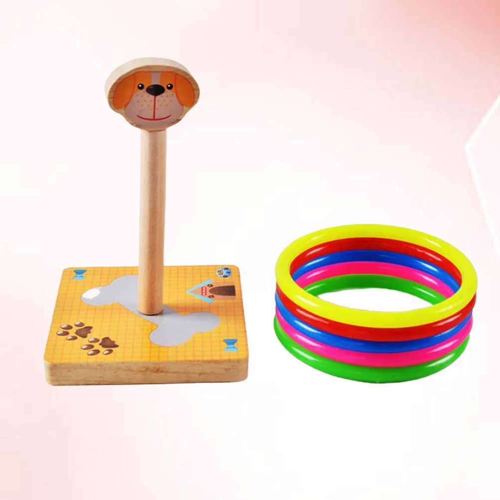 ชุดเกมโยนห่วงไม้ 1 ชุด รูปทรงส - Kids Outdoor Learning Activities บทวิจารณ์และราคา