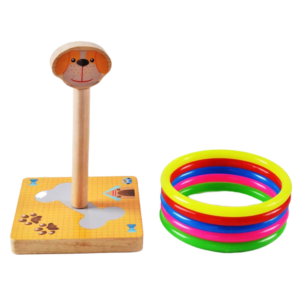 ชุดเกมโยนห่วงไม้ 1 ชุด รูปทรงส - Kids Outdoor Learning Activities บทวิจารณ์และราคา