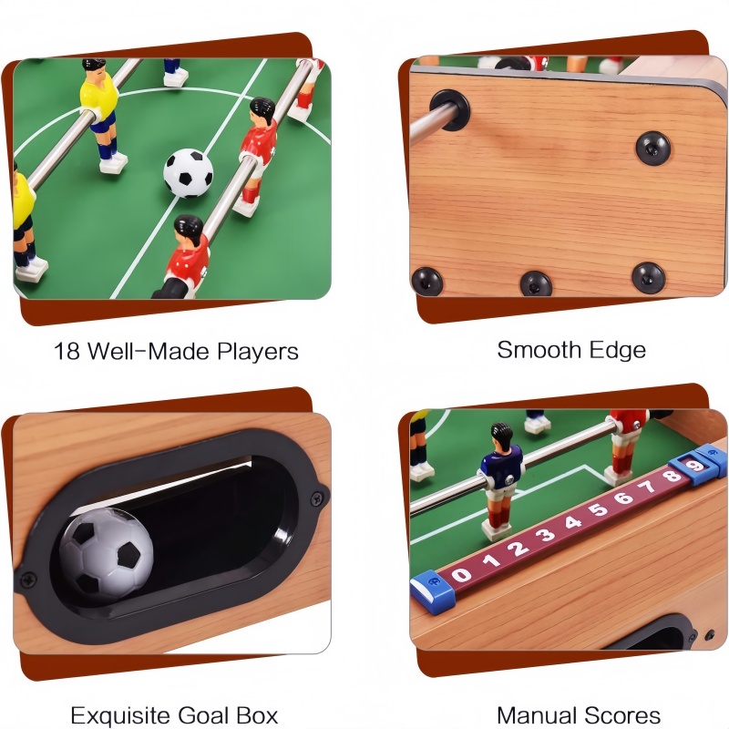 มินิโต๊ะไม้เกมฟุตบอลฟุตบอลของเ - Kids Outdoor Wooden Table บทวิจารณ์และราคา