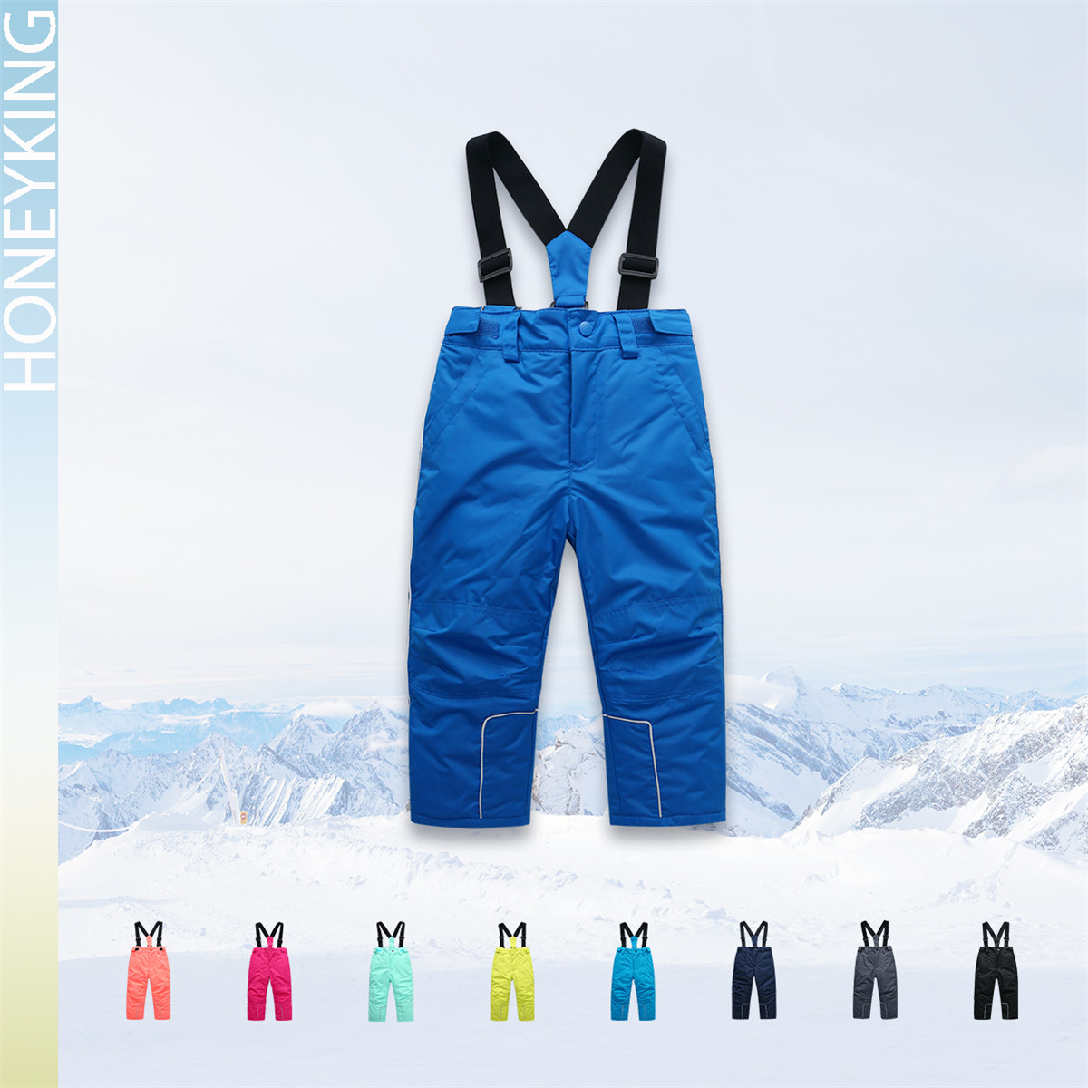 HONEYKINGเด็กกางเกงสกีฤดูหนาวก - Kids Outdoor Jumpsuit บทวิจารณ์และราคา