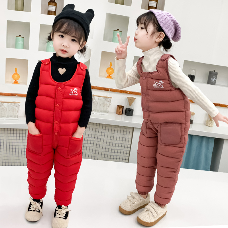 เด็กฤดูหนาว WARM Overalls ฤดูใ - Kids Outdoor Jumpsuit บทวิจารณ์และราคา